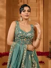 Drs 232 Pure Tissue Embroidery Work Designer Lehenga Choli